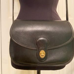 Coach Black Leather Bag